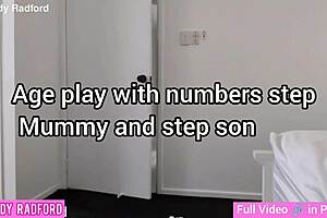 Who knew age play with numbers could lead to such taboo fun between step mummy and step son like Melody Radford.