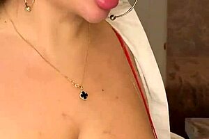 Milf Huge Tits Pouring Milk! Lick Off My Big Natural Boobs Now.