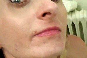 German Milf Sandra Gets Facefuck Deepthroat And Strangle Action!