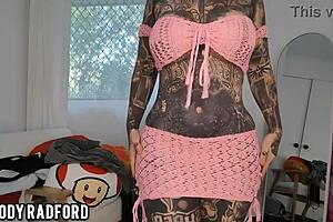 Sheer Shein Try-On Haul With Curvy Milf In Bedroom