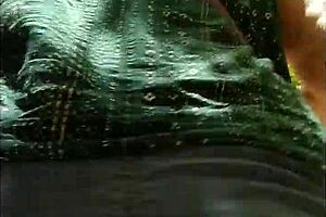 Wow this sexy mature bbw is just sucking fat cock deep in the woods!