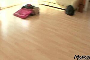 Young 18+ redhead swallows cum in her mouth!