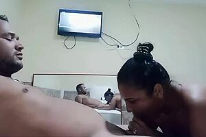 this amateur creampie couple of lovers gets filmed fucking without condom and the cheating housewife's video leaks online