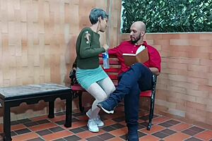 Why do I love to fuck anywhere like this hot Spanish milf on spring break?