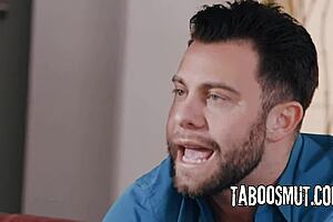 Alex Coal and Nicole Aria explore family planning through blowjob, doggystyle, and deepthroat. They ride in cowgirl and missionary with cumshot climax.