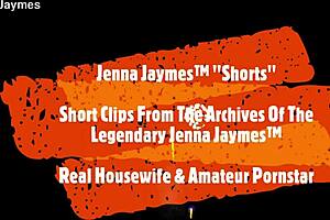 Jenna jaymes teases in shorts while playing to the camera
