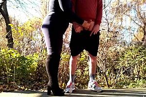 Oh man, this lustful step mom has a special way with her depraved step son...