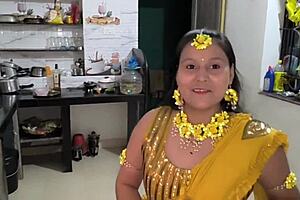 indian couples engage in intimate sex during a bridal function with licking and deepthroat actions