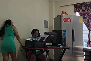 Perverted Stepmother Seduces While Playing And Ends Up Fucking!