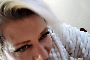 Aimee hot milf works as a beautiful married mature webcam slut. She teases with dildo play and flashing in lingerie.