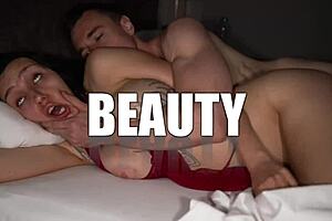 Step mom caught jerking off step son and let him fuck her in shared bed after sexual dreams 😏