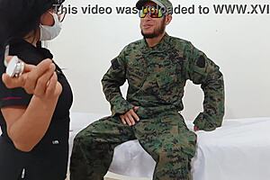 Doctora latina you getting perverted in the military hospital fucking patients right in the consulta like a total puta?