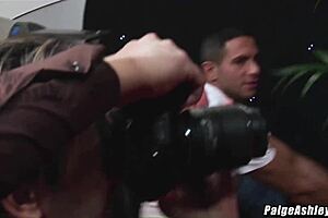 Paige Ashley dives into dp action as this nymphomaniac milf craves double penetration with shaved pussy thrills.