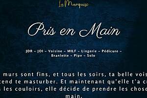 I feel so drawn to my French MILF neighbour in this audio story