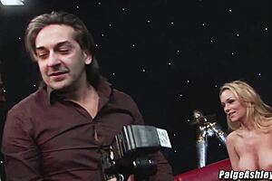 Paige Ashley dives into dp action as this nymphomaniac milf craves double penetration with shaved pussy thrills.