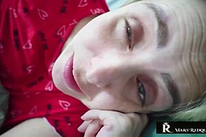 Pov threesome with rough anal creampie from cuckold husband gift - clothes ripped, gaping ass, mmf humiliation 😈🔥