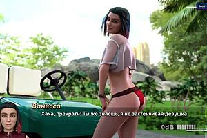 Time to dive into this wild threesome with ebony milf squirting and hardcore outdoor fucking with big cock toys!