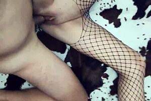 wife and muscular husband filming beautiful close up porno!