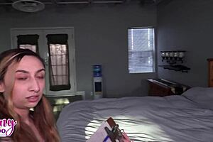 Nina Nova Deploys Nice Ass and Tits to Nail Project with Amateur Homemade Doggystyle Fuck and Creampie