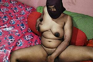 No Dick In My Pussy For Father But Stepmom Offers Ass To Stepson Sharing Bed.