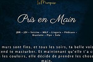 I feel so drawn to my French MILF neighbour in this audio story