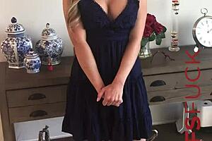 hot busty blonde milf ellie lilly gets naked for casting interview but why does she tease with her big tits and wet pussy