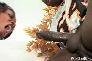 Damn Hot! Ebony Beauty Imani Rose Sucks Prince Yahshua's Cock Like A Pro. She's So Fine And Skilled!