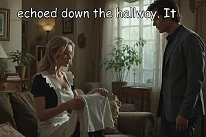 i-i'm a 50-year-old man falling hard for my young 18+ blonde maid in this forbidden love story