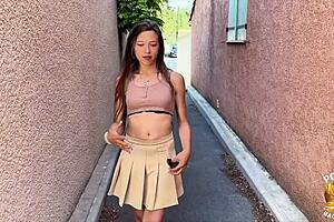 i'm lola the young coquine slut craving that mmf threesome baise with natural tits and toys