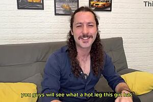 Rough anal fisting and pussy fucking for skinny redhead Lary Fonseca from Maceió in bedroom with dirty talk and cum in mouth.