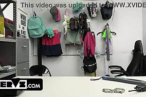 Shoplifter milf angelica coralvine, you wanna avoid arrest by gagging on this cop's cock - pervz?