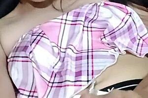 Oh man, I'm this horny Latina milf mommy masturbating with dirty talk and dildo in see-through panties for fetish fun!