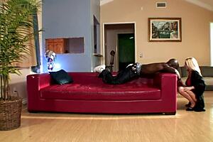 white step mom got caught again with a black gangster, leading to blowjob, doggystyle, cowgirl, facial cum, and pussy licking