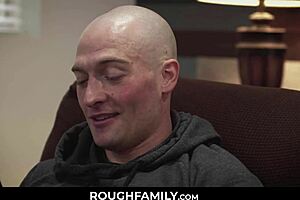 Boy fucks widow stepmother Silvia Saige roughly in taboo family encounter