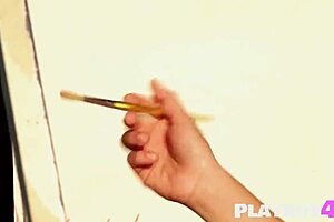 Why Does Hot Blonde Babe Reveal Small Tattoo And Sweet Pussy?