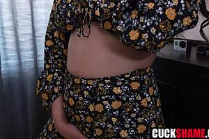 latina wife hooks up with stranger, films deepthroat face fucking for cuck husband to watch