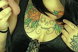 Lipstick Marks And Sloppy Deepthroat Action With Milf Ass Close Up And Curvy Belly Views!