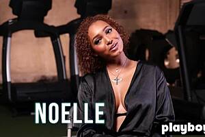 sexy big ass redhead milf stewart posing for playboy after workout