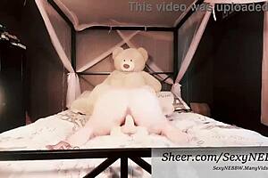 i love shoving dildo in my chubby pussy while huge cock fills my big ass for anal creampie fun