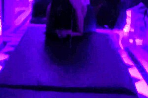 I love this hot sex in swinger club with kinky latina milf wife riding and flashing in public