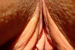 Maturemons sexy mature says look at my humongous soaking wet meaty cunt flaps. She spreads shaved pussy in slow motion for ultimate close-up thrill.