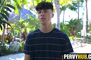 big tits milf stepmom anissa kate flashes tits to surprise ethan with hardcore fucking after checking his pants