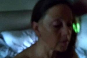 Amateur MILF Candi Annie sucks cock and swallows cum in RV 🍆💦