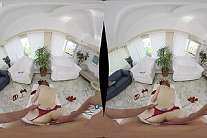 hey milfvr, you think you can blackmail stepmom lauren phillips with her big tits and redhead pussy in pov? horny slut like her might just beg for more