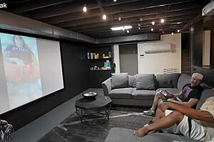 our roomie can't get any dick, i mean he's strugglin' with that big black cock double penetration and squirting