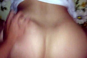 hott amateur ex-girlfriend SHAKES big tits and RIDES in doggystyle homemade session