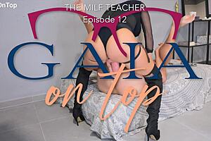 Milf teacher pegs fisting ass drinks enema pee