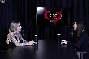 hot interview with melina khalifa full of naughty brazilian action in porn cast part 1 on sheer red