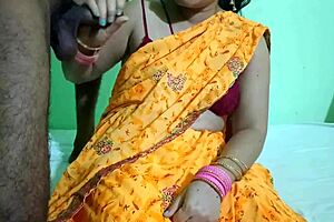 Indian woman engages in a session with her son's tuition teacher involving various positions in the bedroom and kitchen.