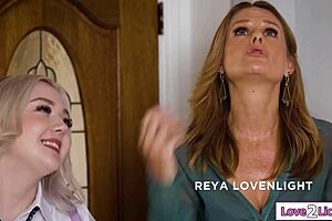 hey, why does my straight big tits mature stepmom strapon fuck my pussy like that?